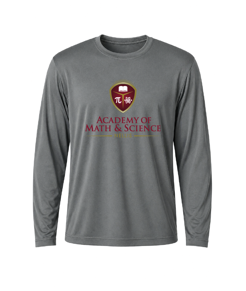 AMS Nellis Classic Crest Performance Long Sleeve Tee