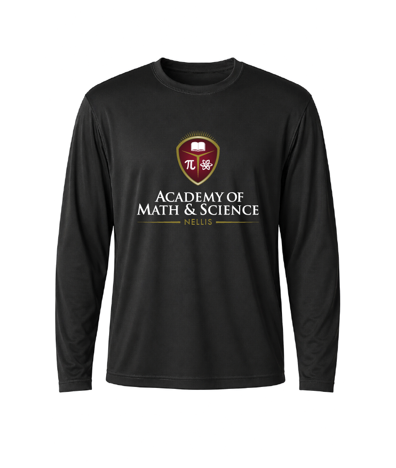 AMS Nellis Classic Crest Performance Long Sleeve Tee