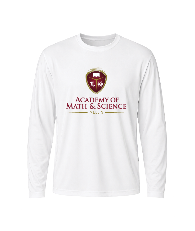 AMS Nellis Classic Crest Performance Long Sleeve Tee