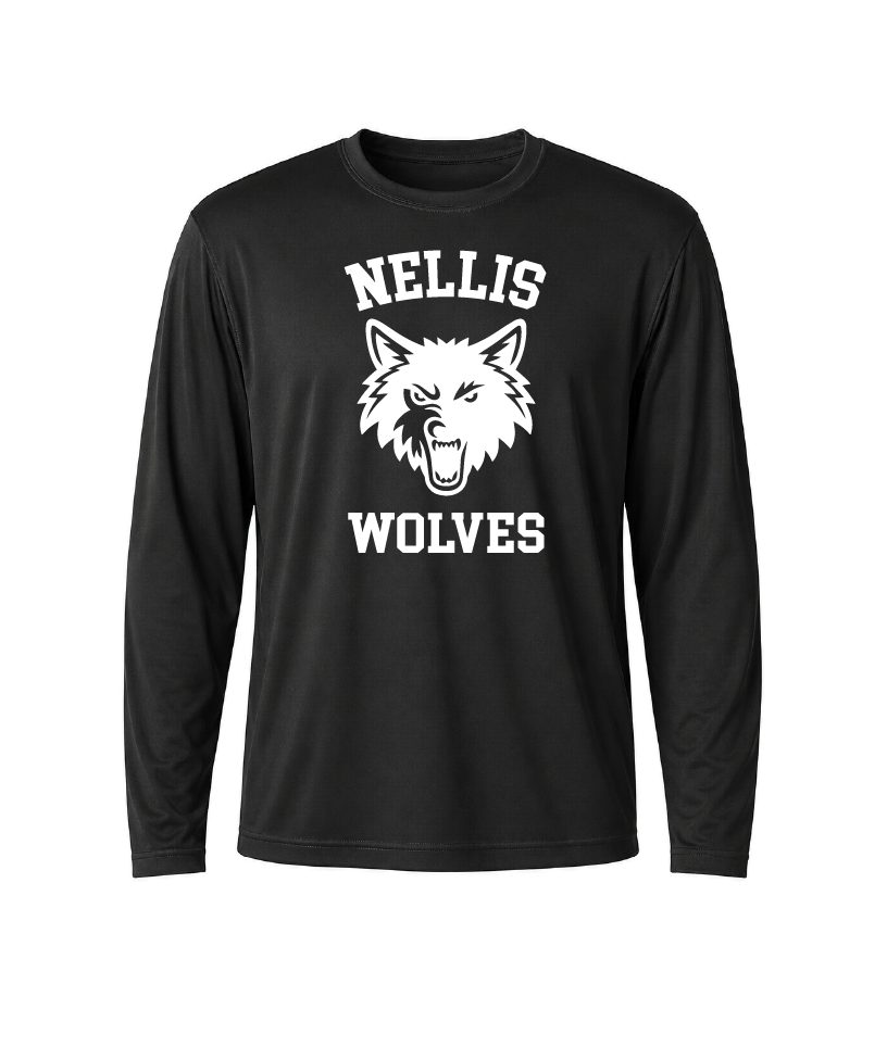 Nellis Wolves Performance Long Sleeve Tee