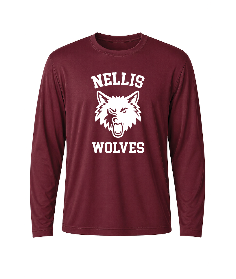 Nellis Wolves Performance Long Sleeve Tee