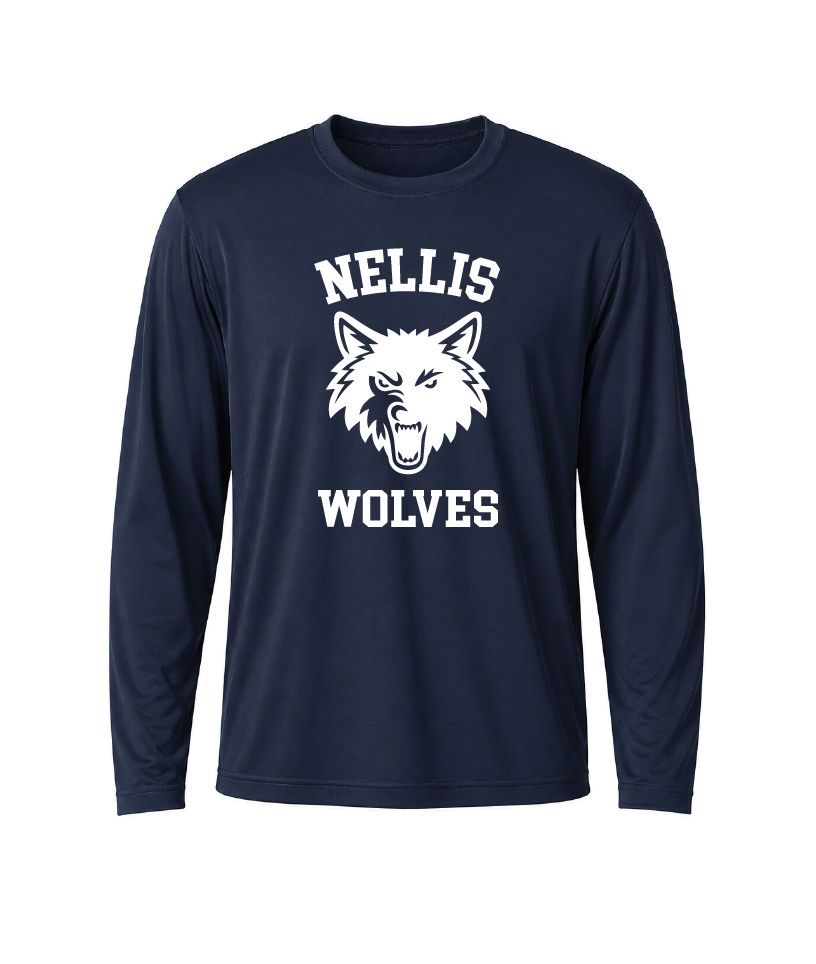 Nellis Wolves Performance Long Sleeve Tee