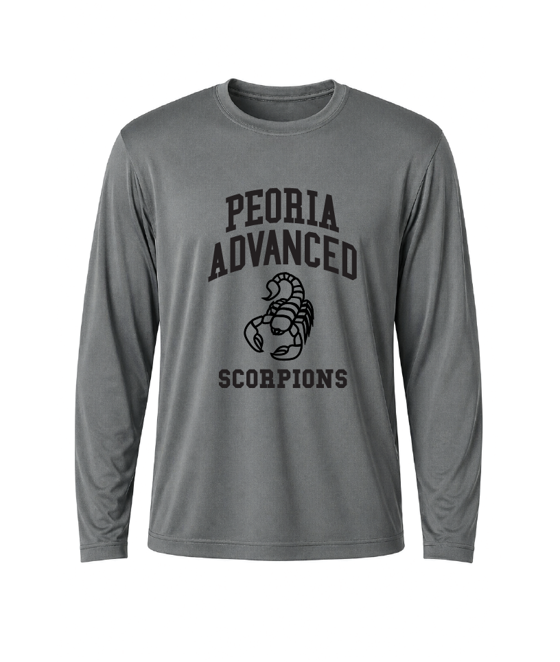 Peoria Advanced Scorpions Performance Long Sleeve Tee