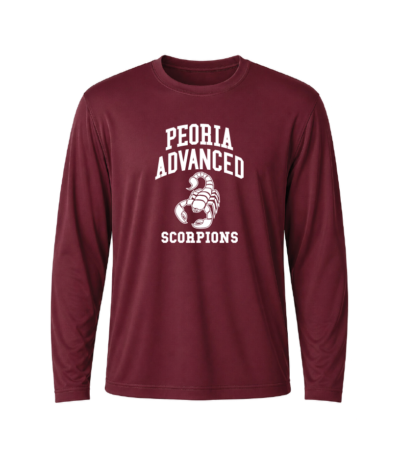 Peoria Advanced Scorpions Performance Long Sleeve Tee