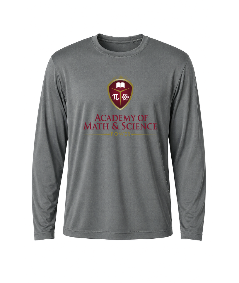 AMS Power Classic Crest Performance Long Sleeve Tee