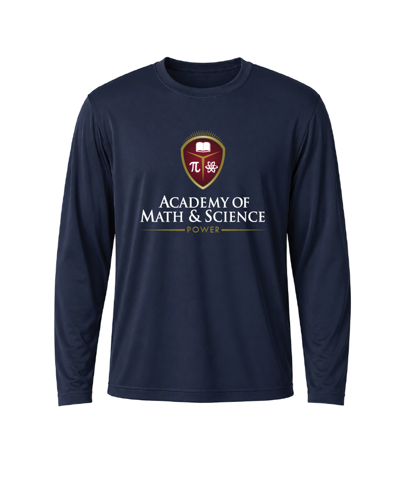 AMS Power Classic Crest Performance Long Sleeve Tee