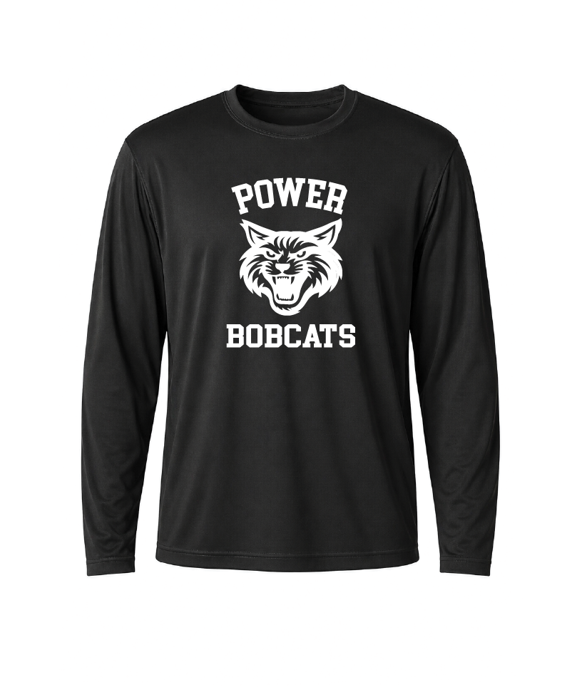 Power Bobcats Performance Long Sleeve Tee