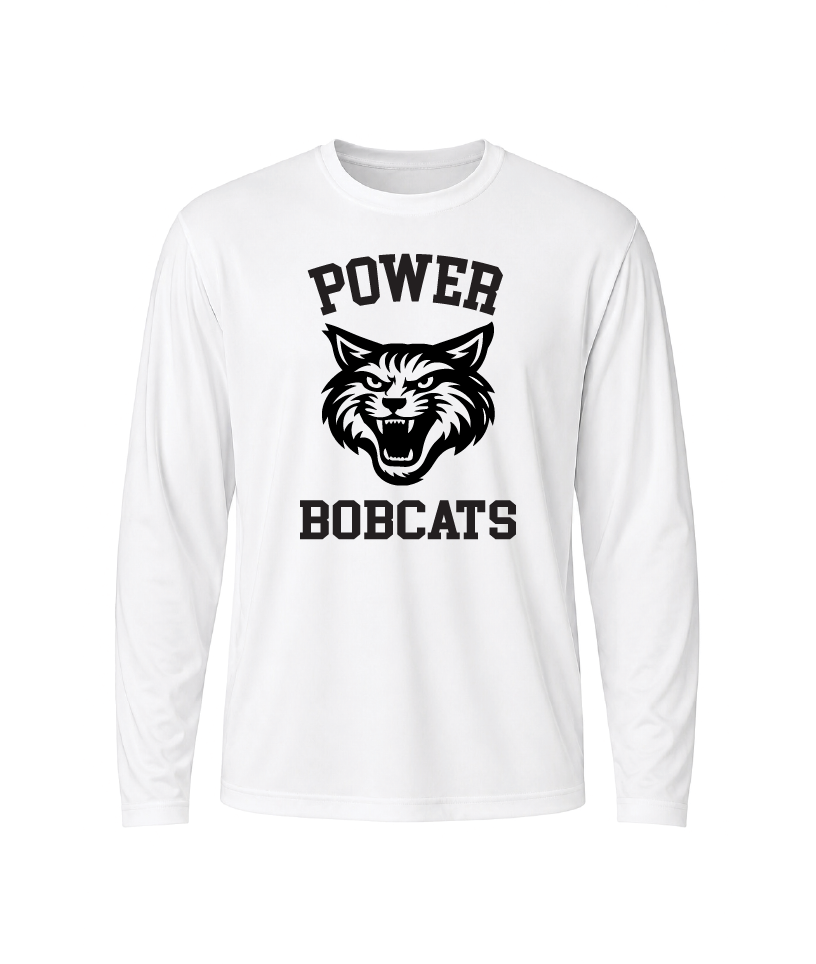 Power Bobcats Performance Long Sleeve Tee