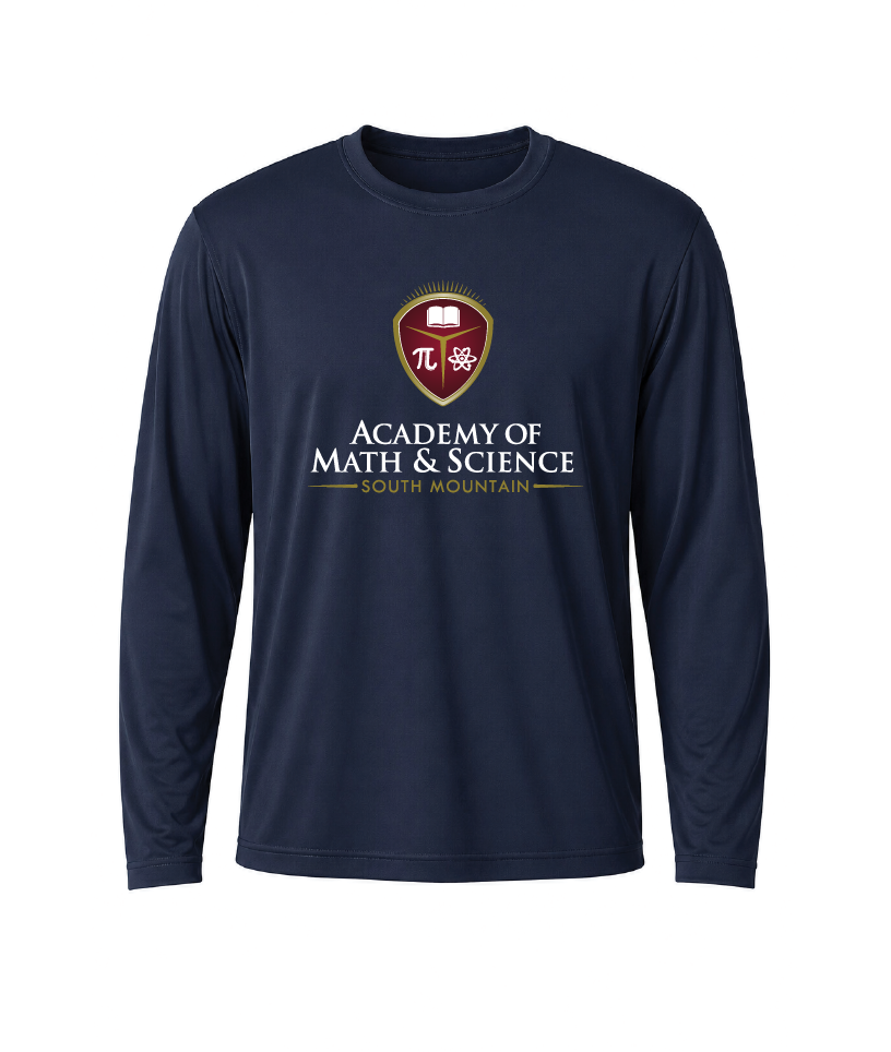 AMS South Mountain Classic Crest Performance Long Sleeve Tee