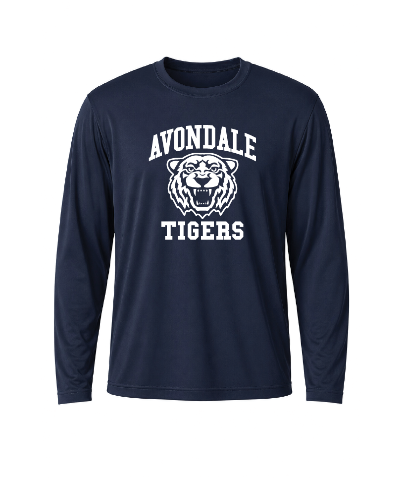 Avondale Tigers Performance Long Sleeve Tee