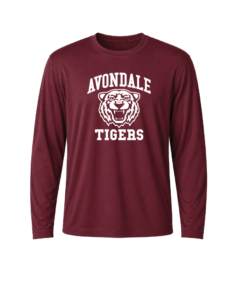 Avondale Tigers Performance Long Sleeve Tee
