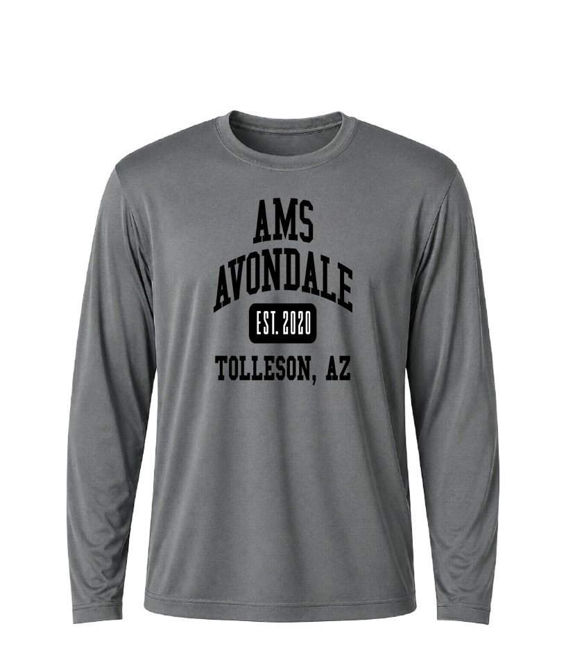 AMS Avondale Collegiate Performance Long Sleeve Tee