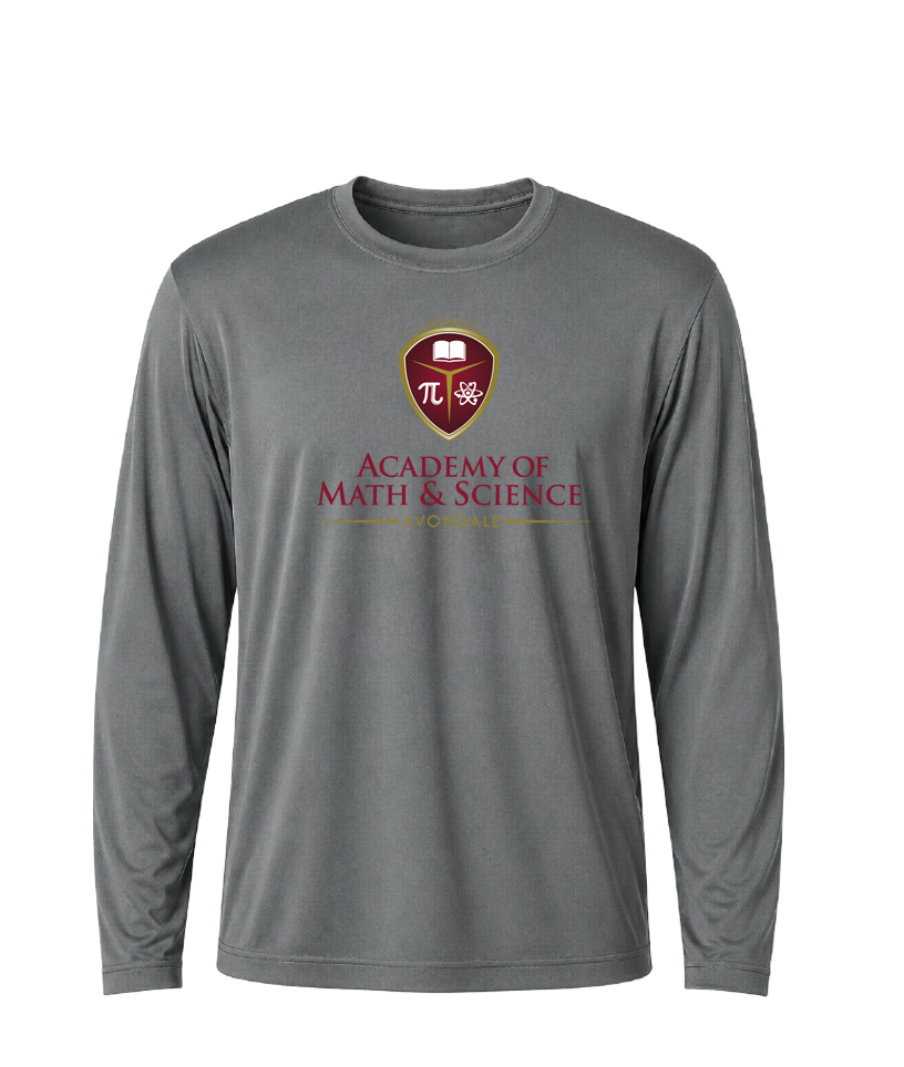 AMS Avondale Classic Crest Performance Long Sleeve Tee stack