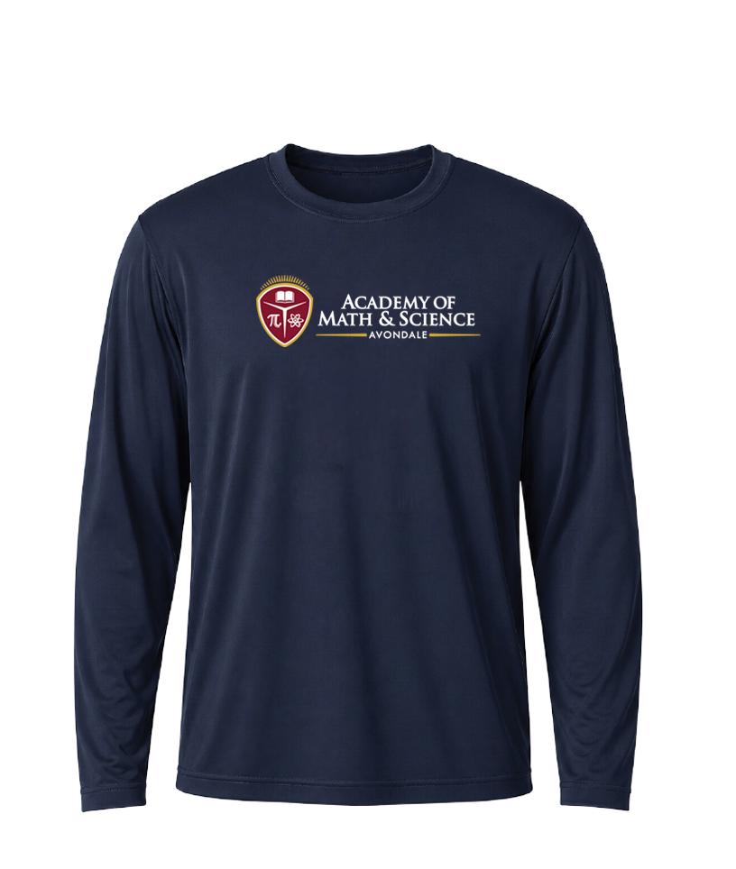 AMS Avondale Classic Crest Performance Long Sleeve Tee