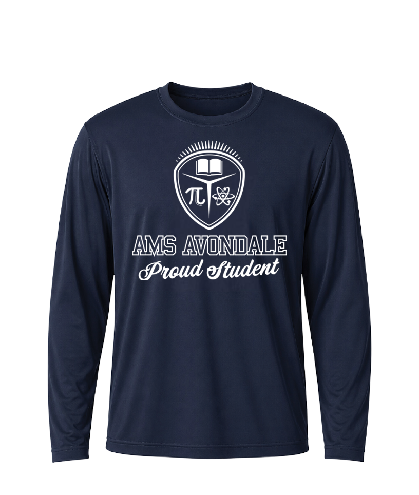 AMS Avondale Proud Student Performance Long Sleeve Tee