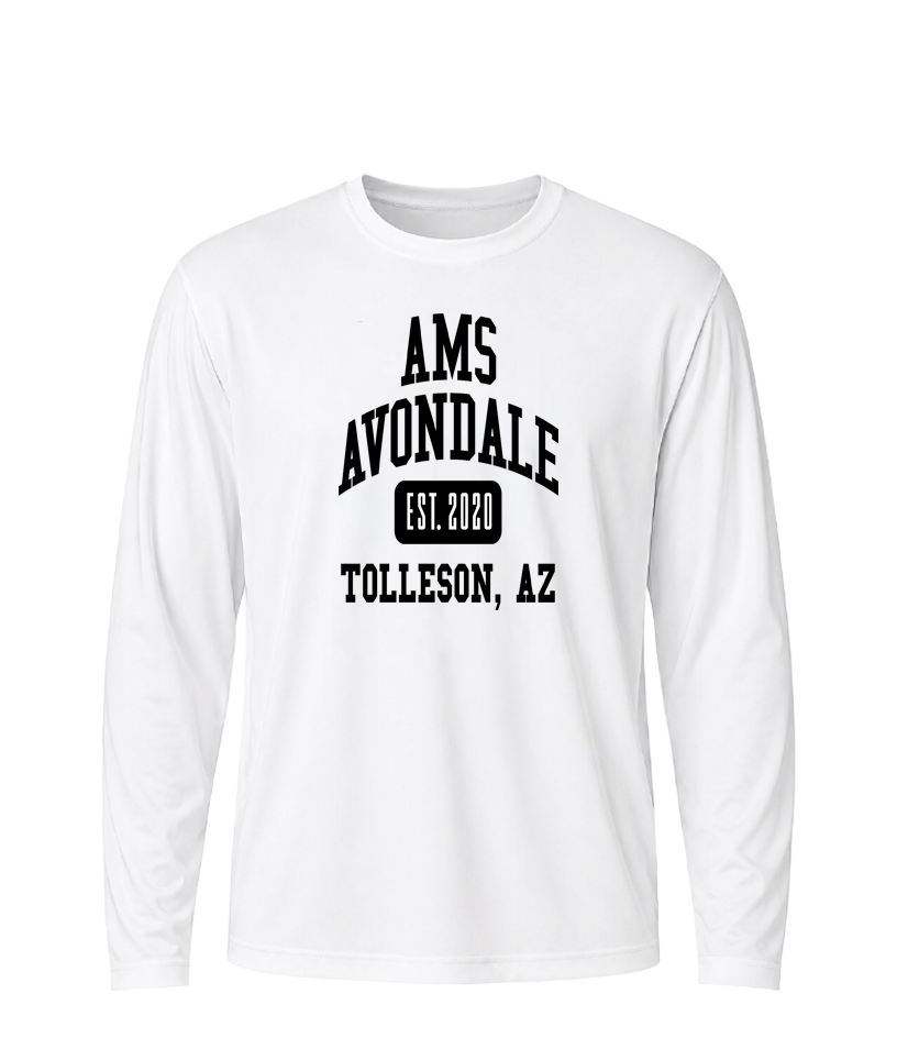 AMS Avondale Collegiate Performance Long Sleeve Tee