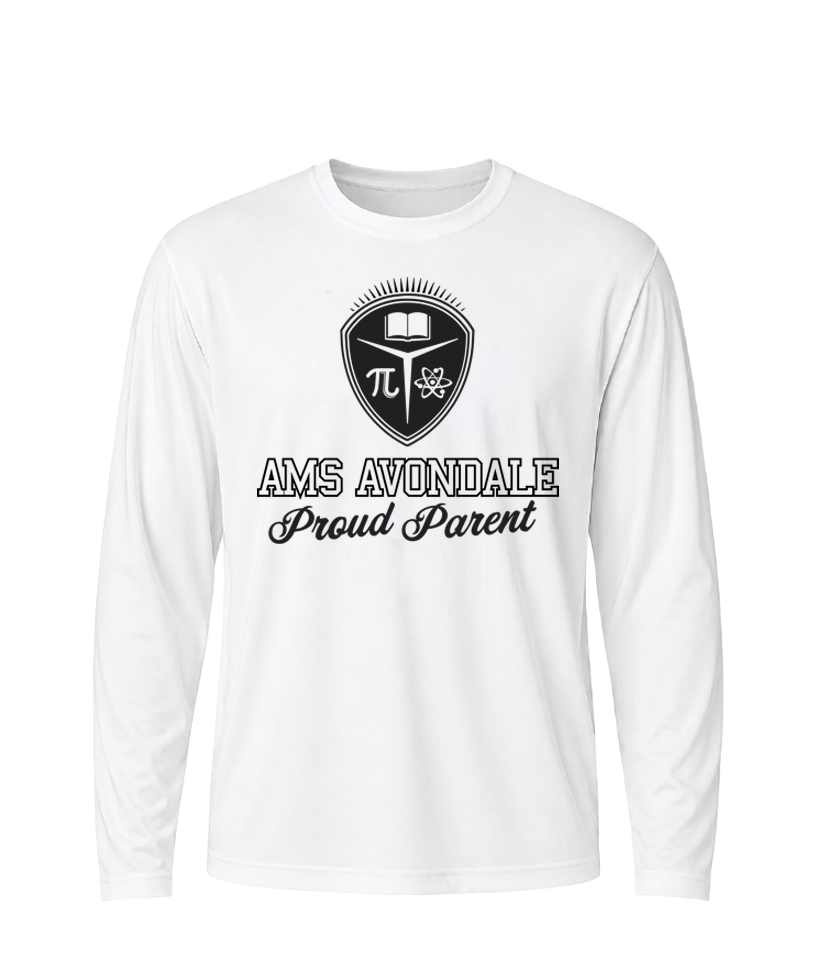 AMS Avondale Proud Parent Performance Long Sleeve Tee