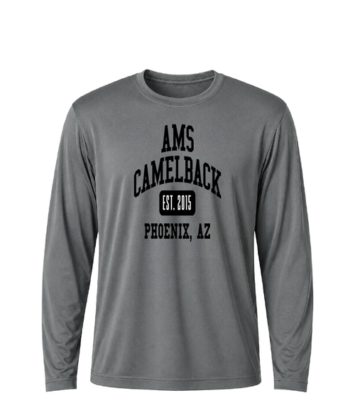 AMS Camelback Collegiate Performance Long Sleeve Tee