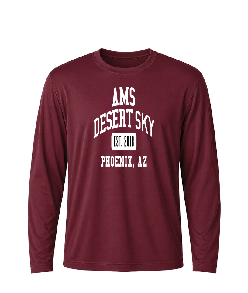 AMS Desert Sky Collegiate Performance Long Sleeve Tee