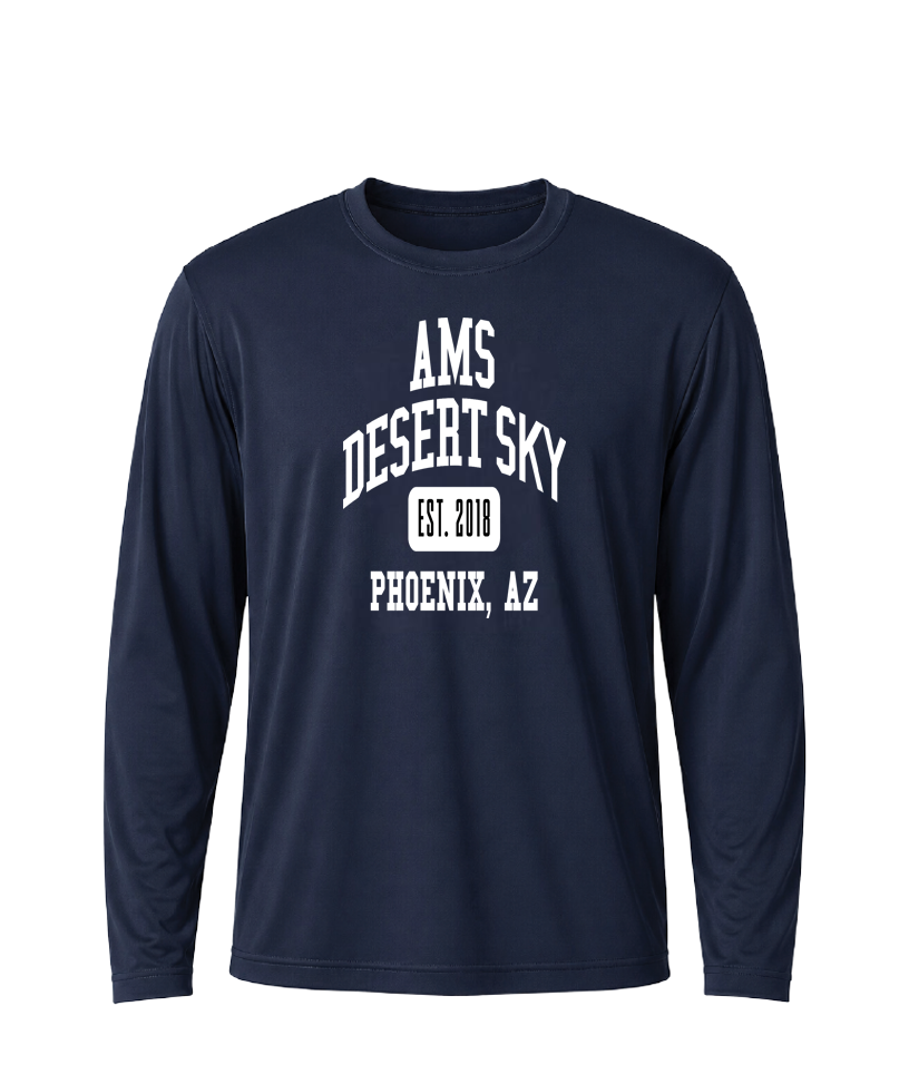 AMS Desert Sky Collegiate Performance Long Sleeve Tee