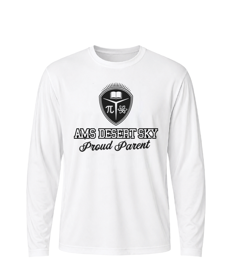 AMS Desert Sky Proud Parent Performance Long Sleeve Tee