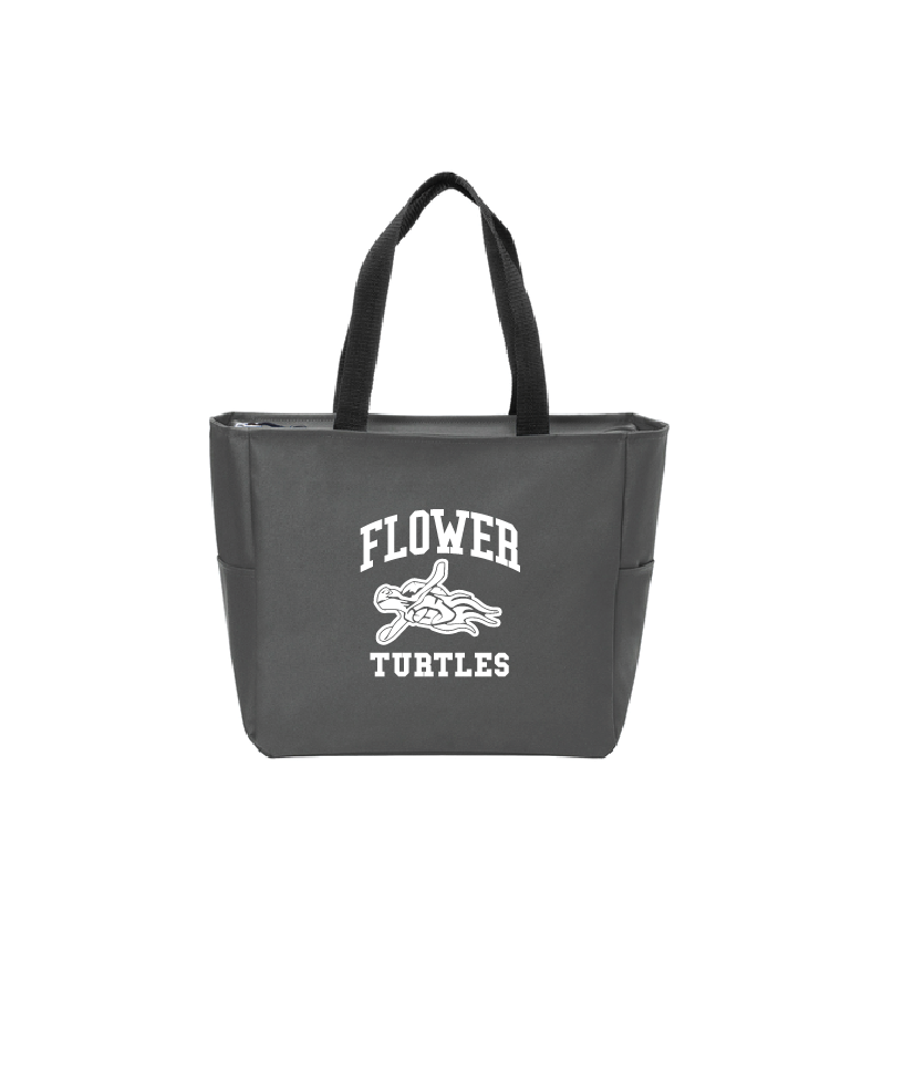 Flower Turtles Tote