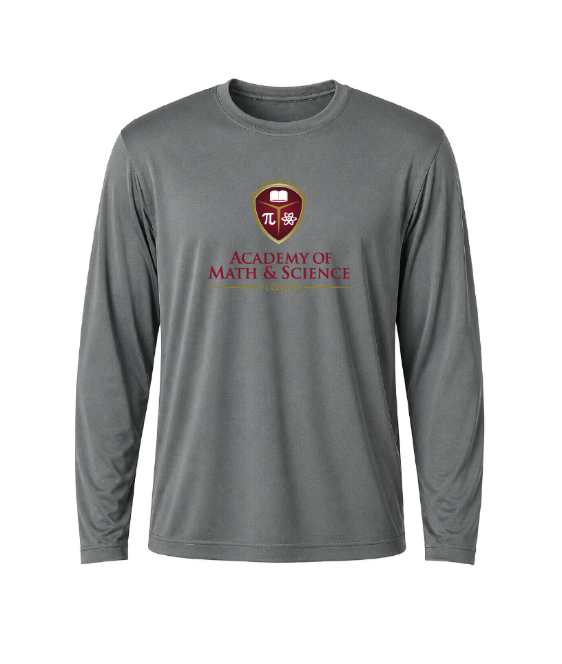 AMS Flower Classic Crest Performance Long Sleeve Tee