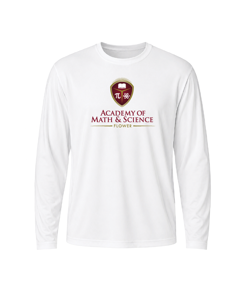 AMS Flower Classic Crest Performance Long Sleeve Tee