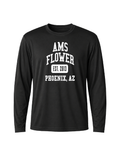 AMS Flower Collegiate Performance Long Sleeve Tee