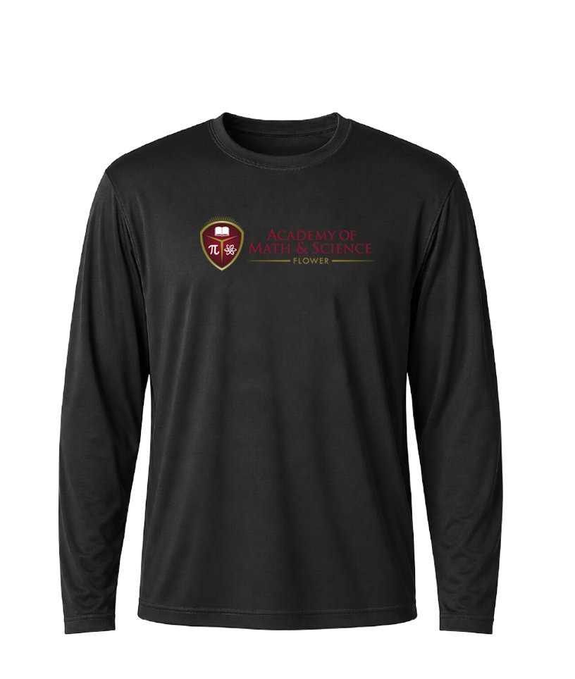 AMS Flower Classic Crest Performance Long Sleeve Tee