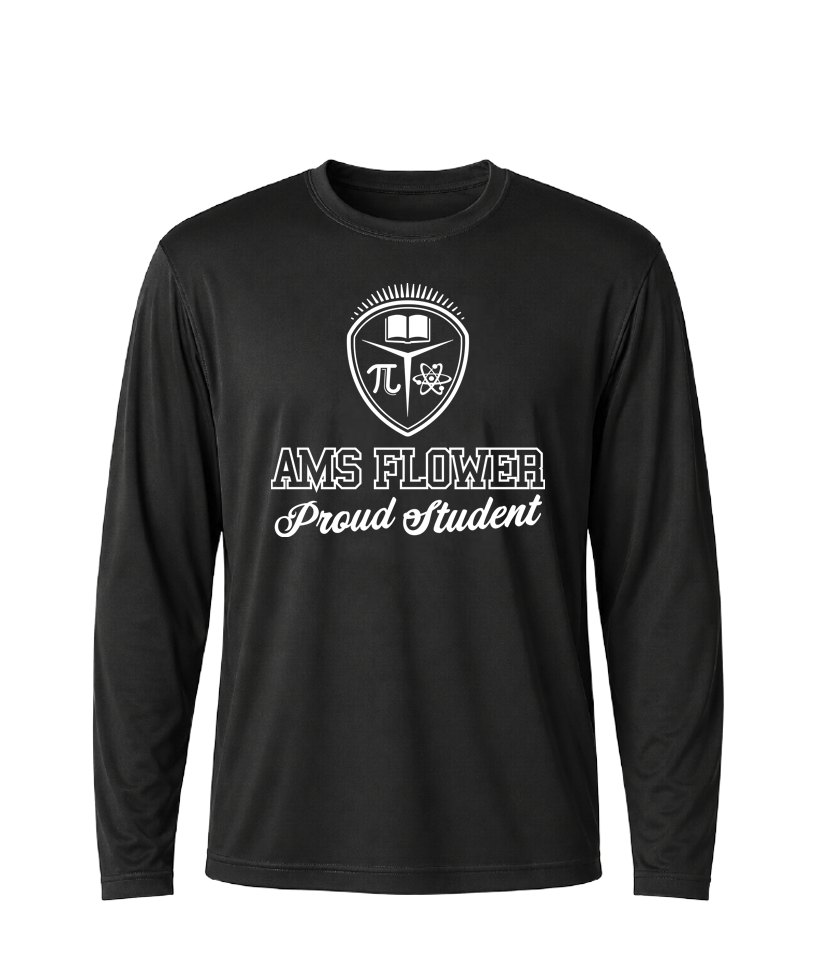 AMS Flower Proud Student Performance Long Sleeve Tee