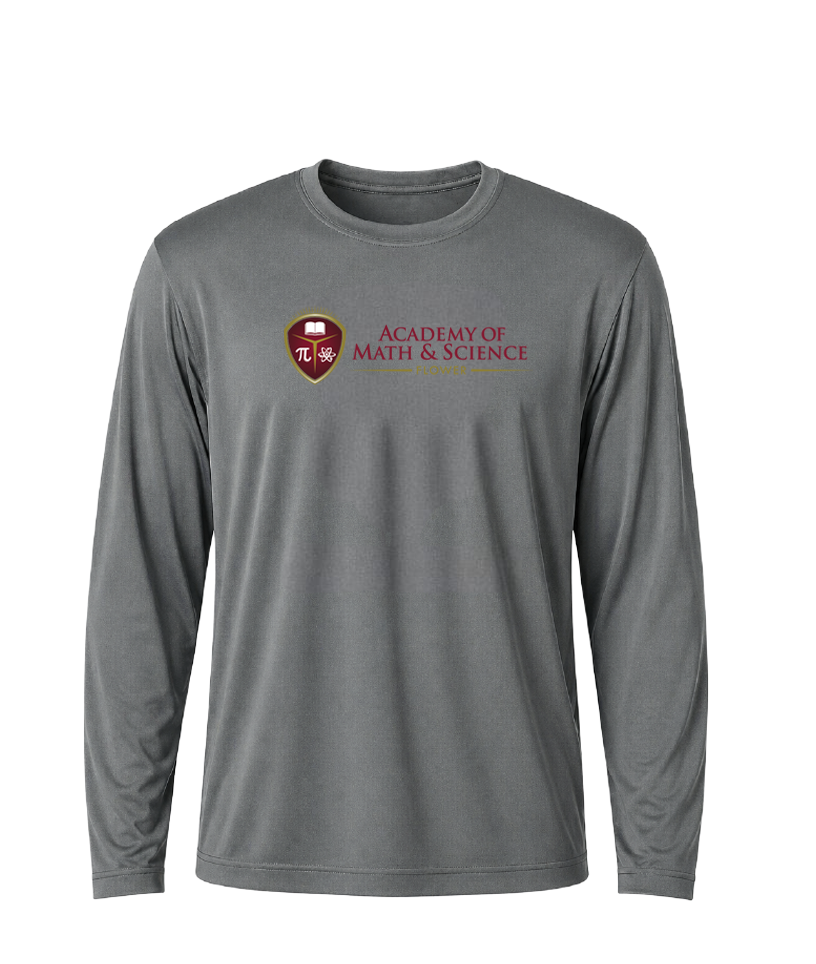 AMS Flower Classic Crest Performance Long Sleeve Tee