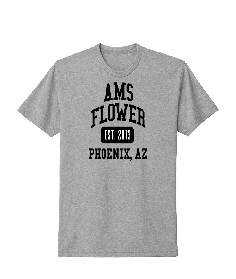 AMS Flower Collegiate Tee