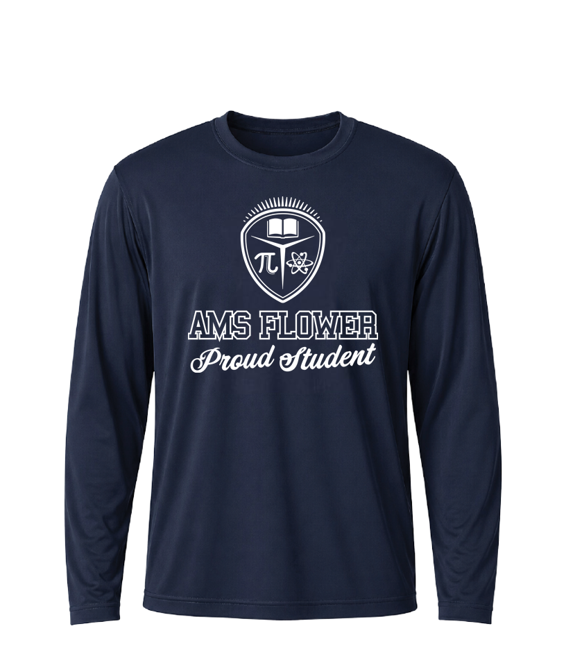 AMS Flower Proud Student Performance Long Sleeve Tee