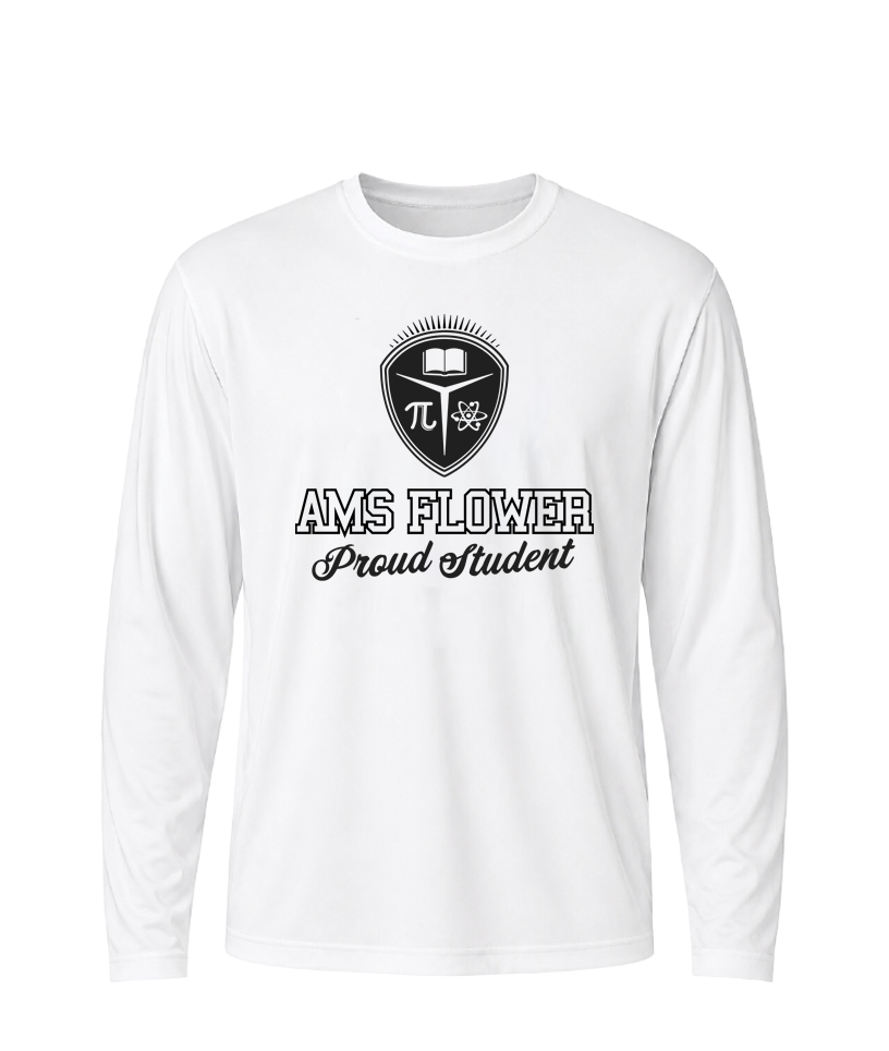 AMS Flower Proud Student Performance Long Sleeve Tee