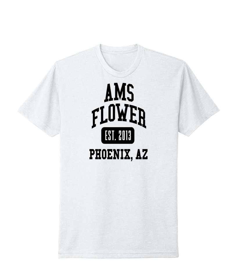 AMS Flower Collegiate Tee