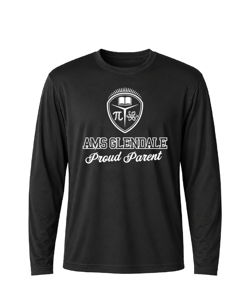 AMS Glendale Proud Parent Performance Long Sleeve Tee
