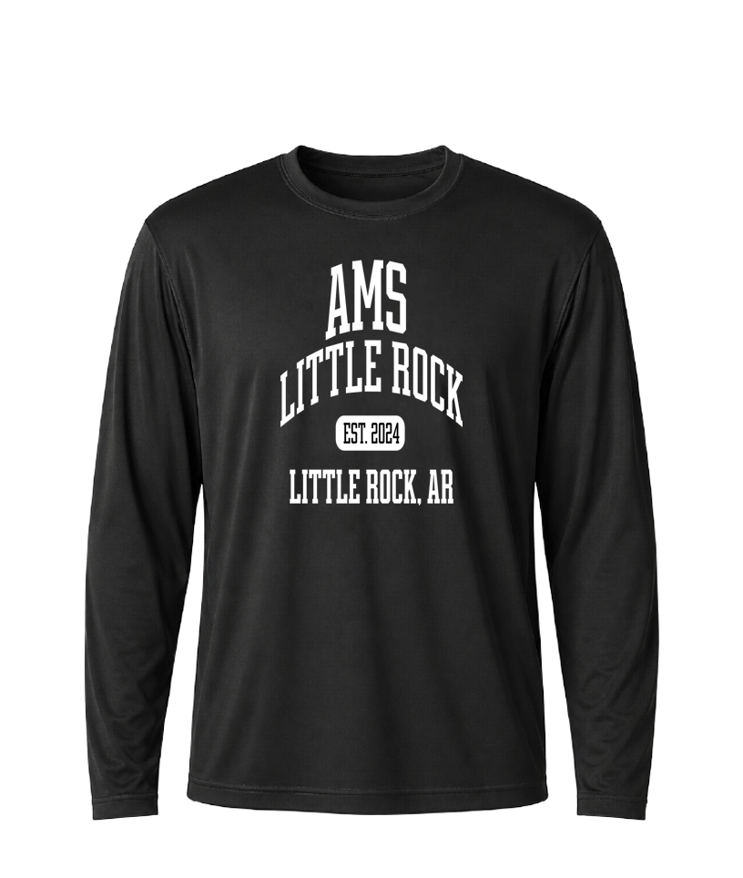 AMS Little Rock Collegiate Performance Long Sleeve Tee