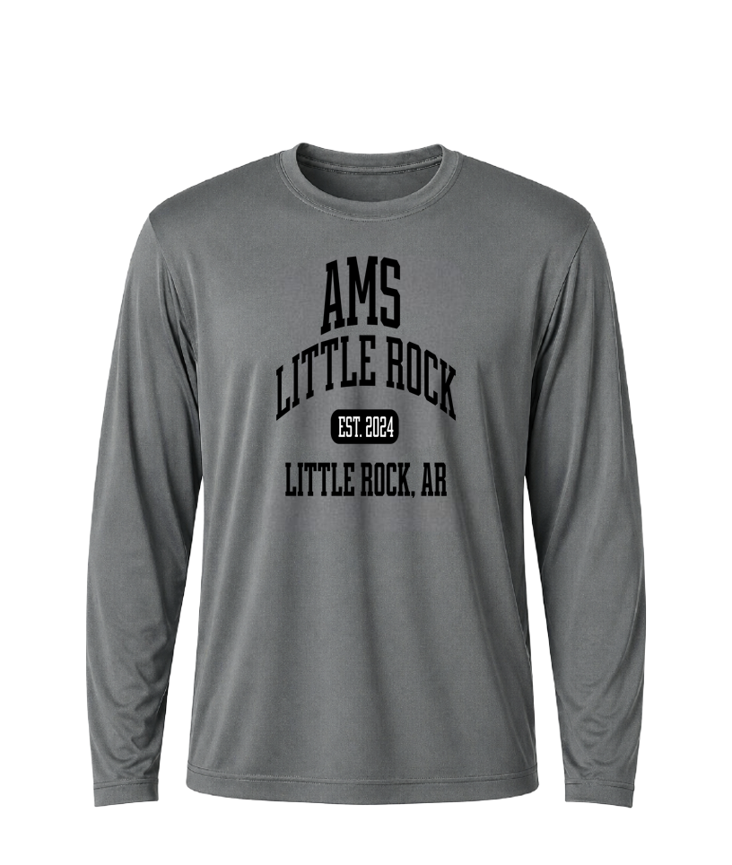 AMS Little Rock Collegiate Performance Long Sleeve Tee