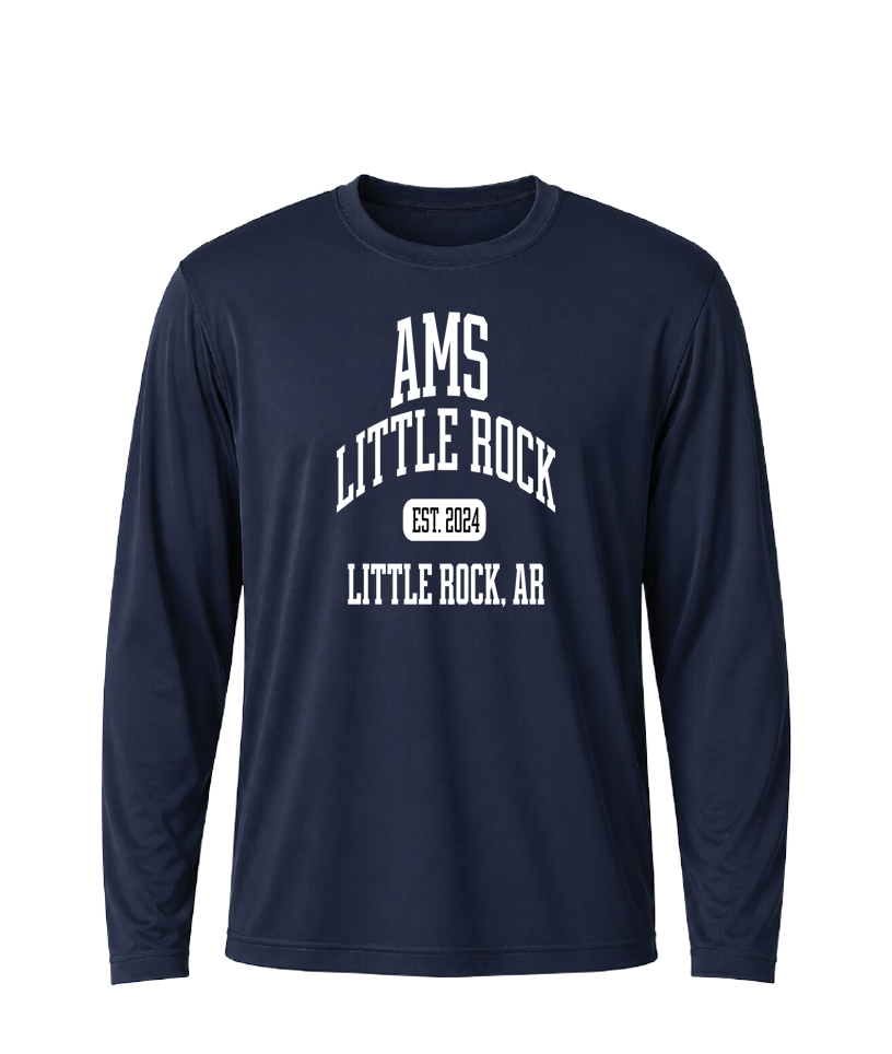 AMS Little Rock Collegiate Performance Long Sleeve Tee