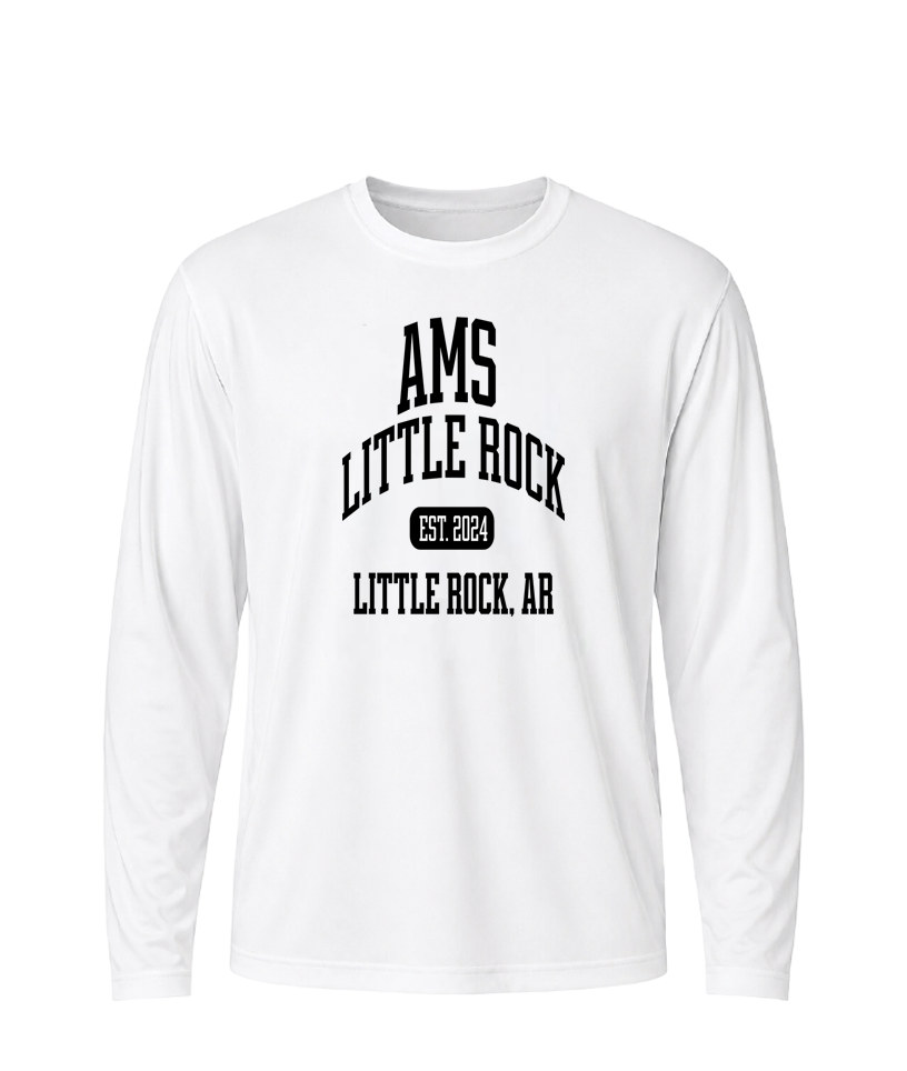 AMS Little Rock Collegiate Performance Long Sleeve Tee
