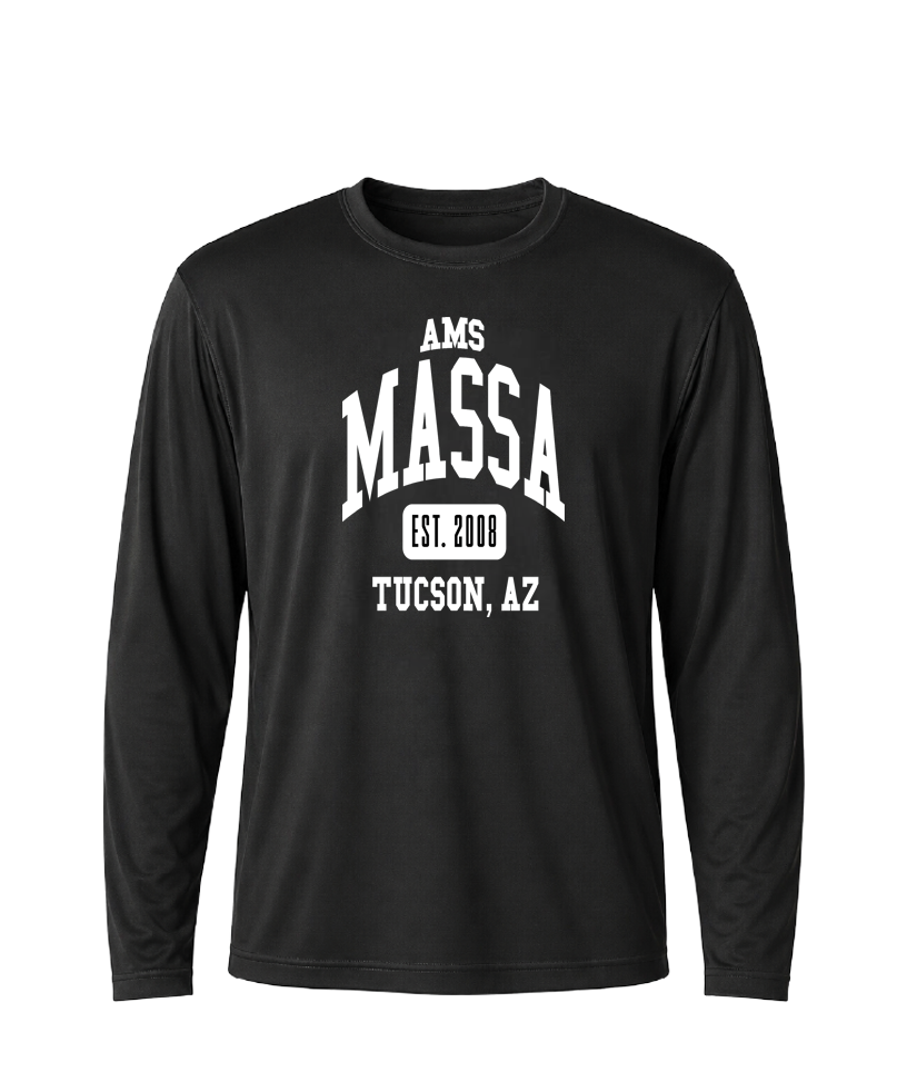 AMS MASSA Collegiate Performance Long Sleeve Tee