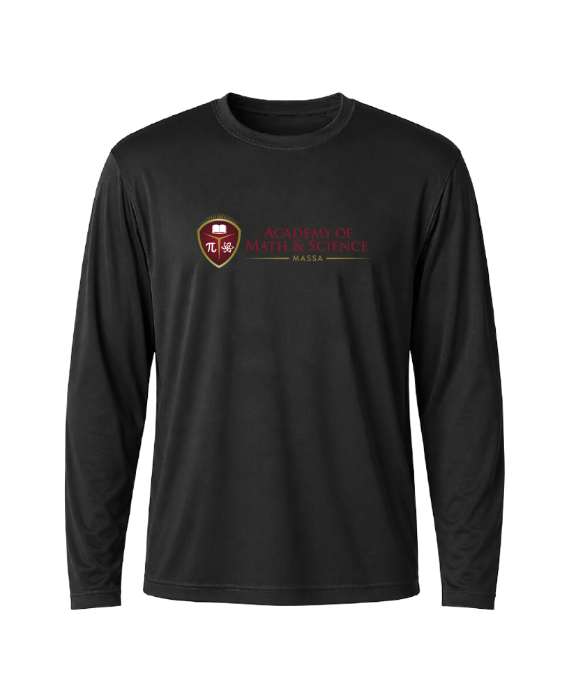 AMS MASSA Classic Crest Performance Long Sleeve Tee