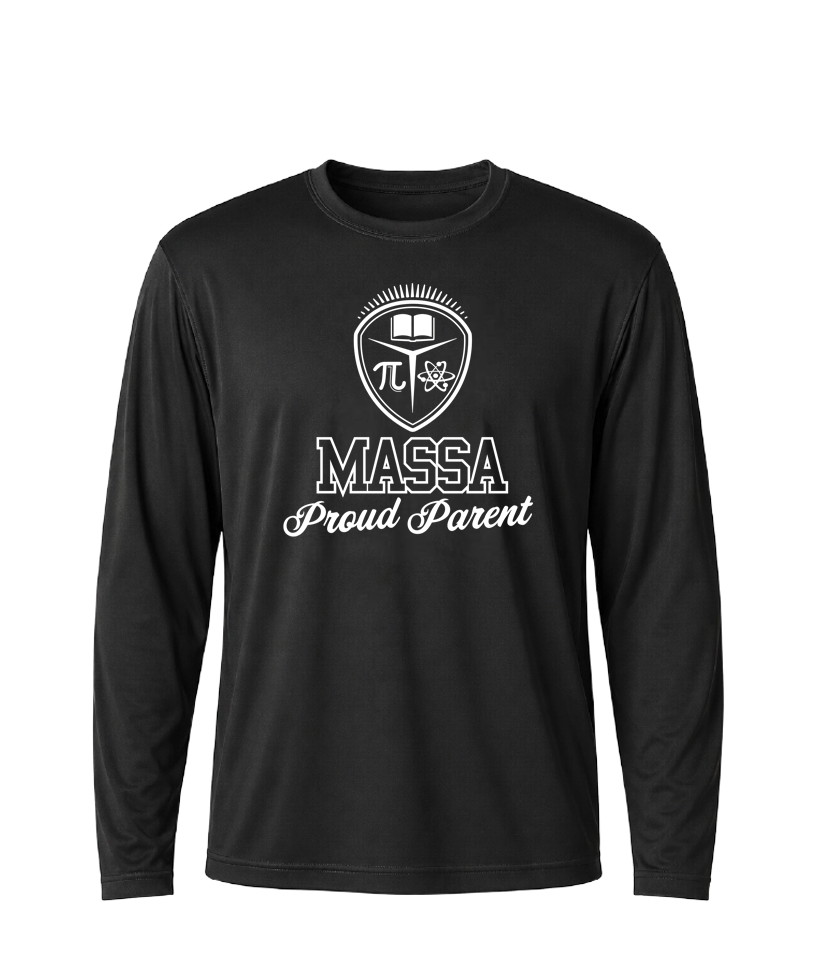 AMS MASSA Proud Parent Performance Long Sleeve Tee