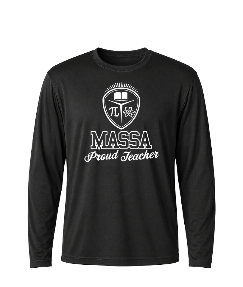 AMS MASSA Proud Teacher Performance Long Sleeve Tee