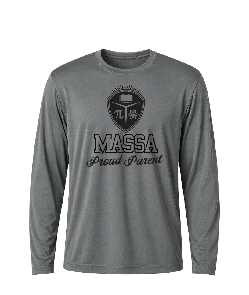 AMS MASSA Proud Parent Performance Long Sleeve Tee