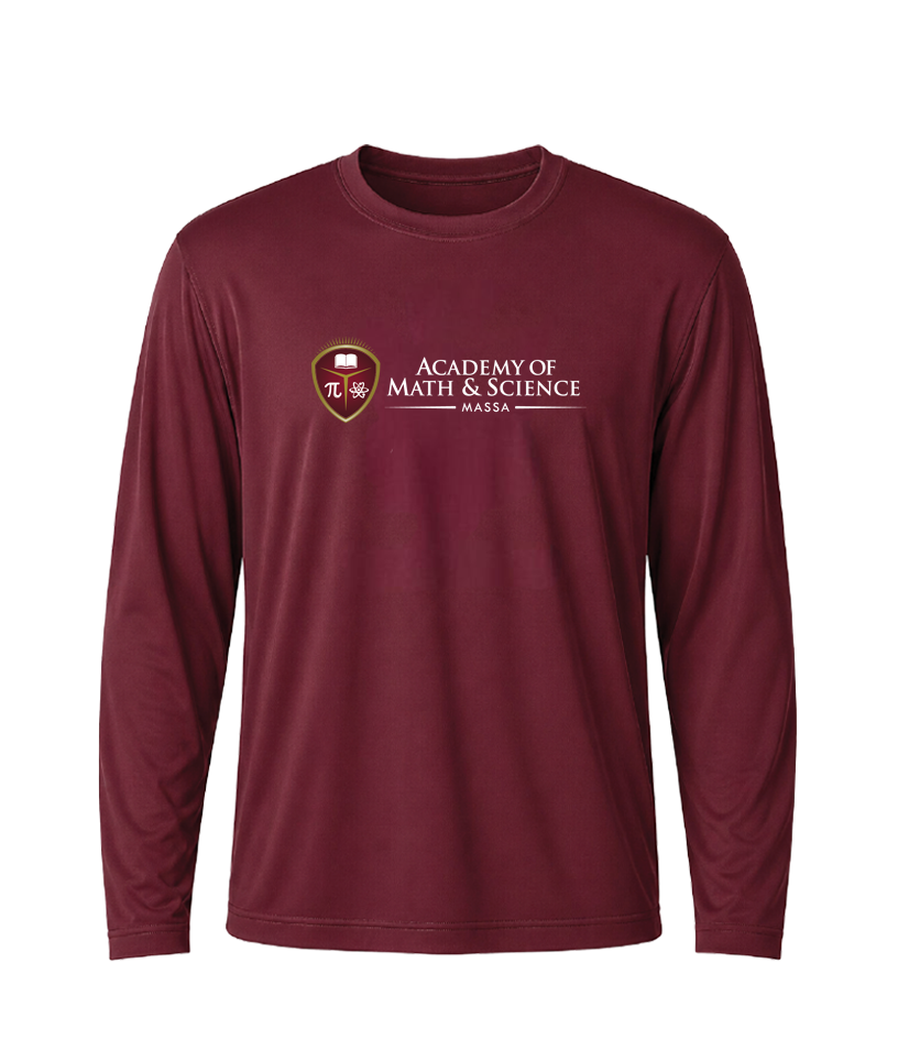AMS MASSA Classic Crest Performance Long Sleeve Tee