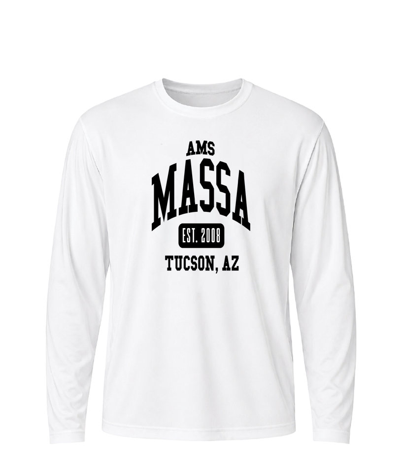 AMS MASSA Collegiate Performance Long Sleeve Tee