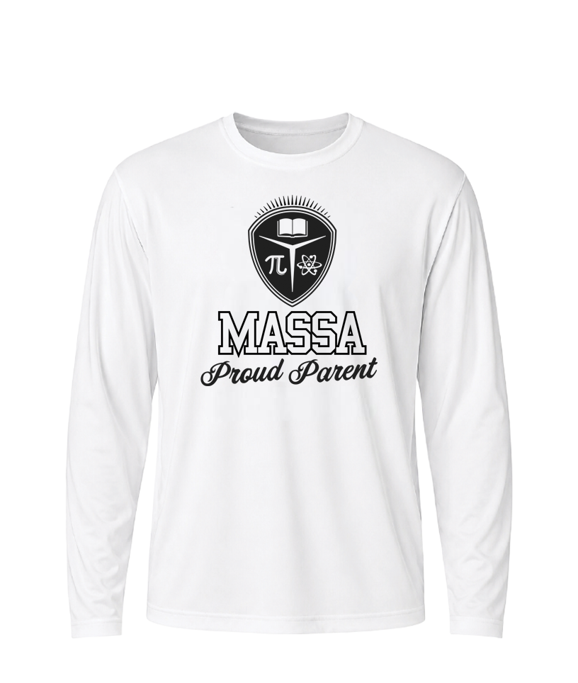 AMS MASSA Proud Parent Performance Long Sleeve Tee