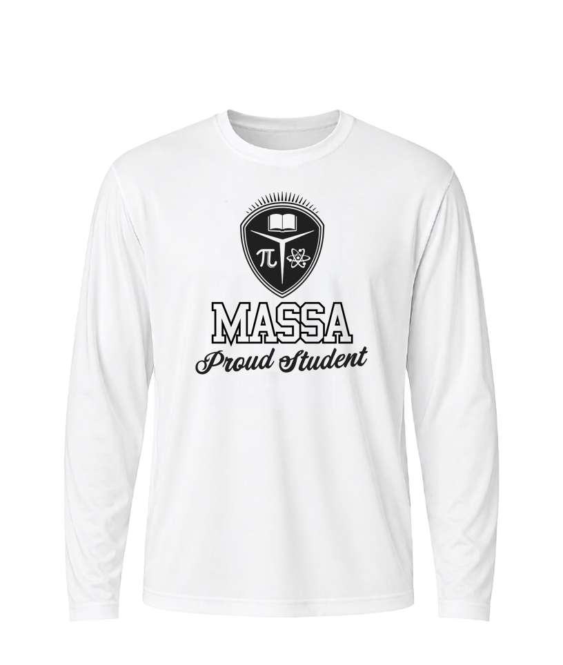 AMS MASSA Proud Student Performance Long Sleeve Tee